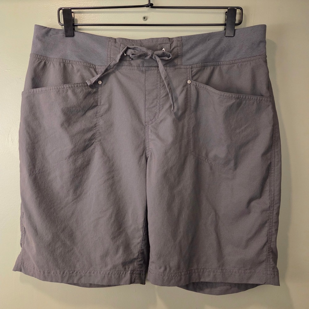 Royal Robbins Women's Jammer Shorts Gray Size L Nylon Active Casual Outdoors